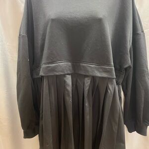 Illusory women's oversized sweatshirt Dress